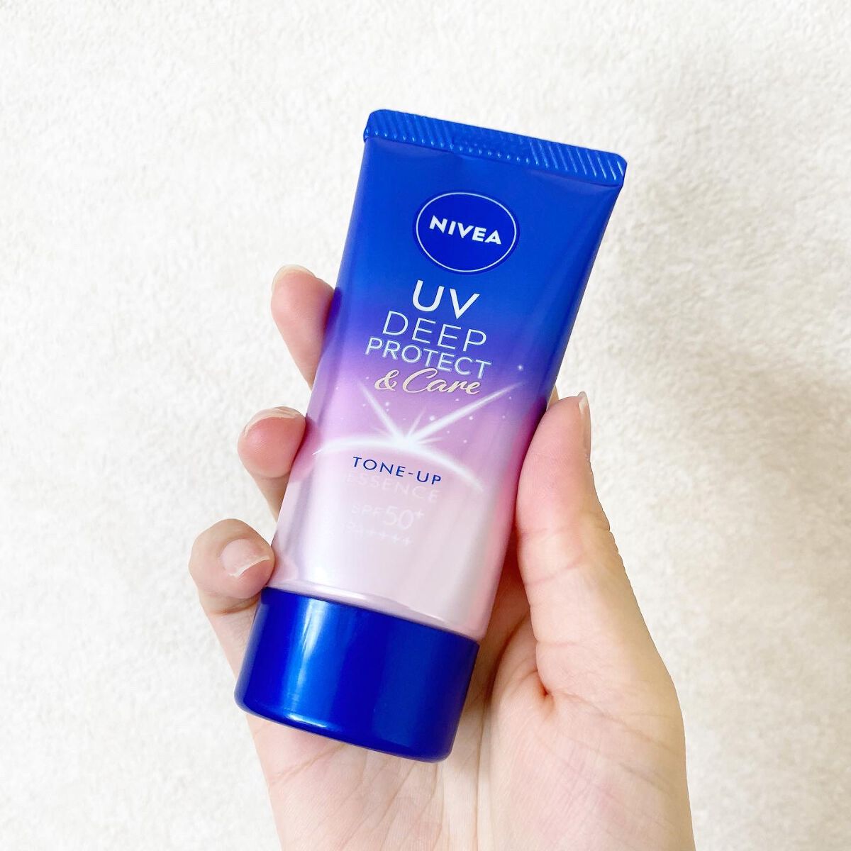 ニベアUV ディープ プロテクト&ケア トーンアップ エッセンス/ニベア/日焼け止めローションを使ったクチコミ(5枚目)