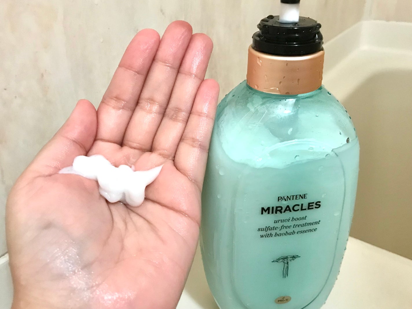 ミラクルズ うるおいブースト シャンプー/トリートメント/パンテーン/市販シャンプーを使ったクチコミ(5枚目)