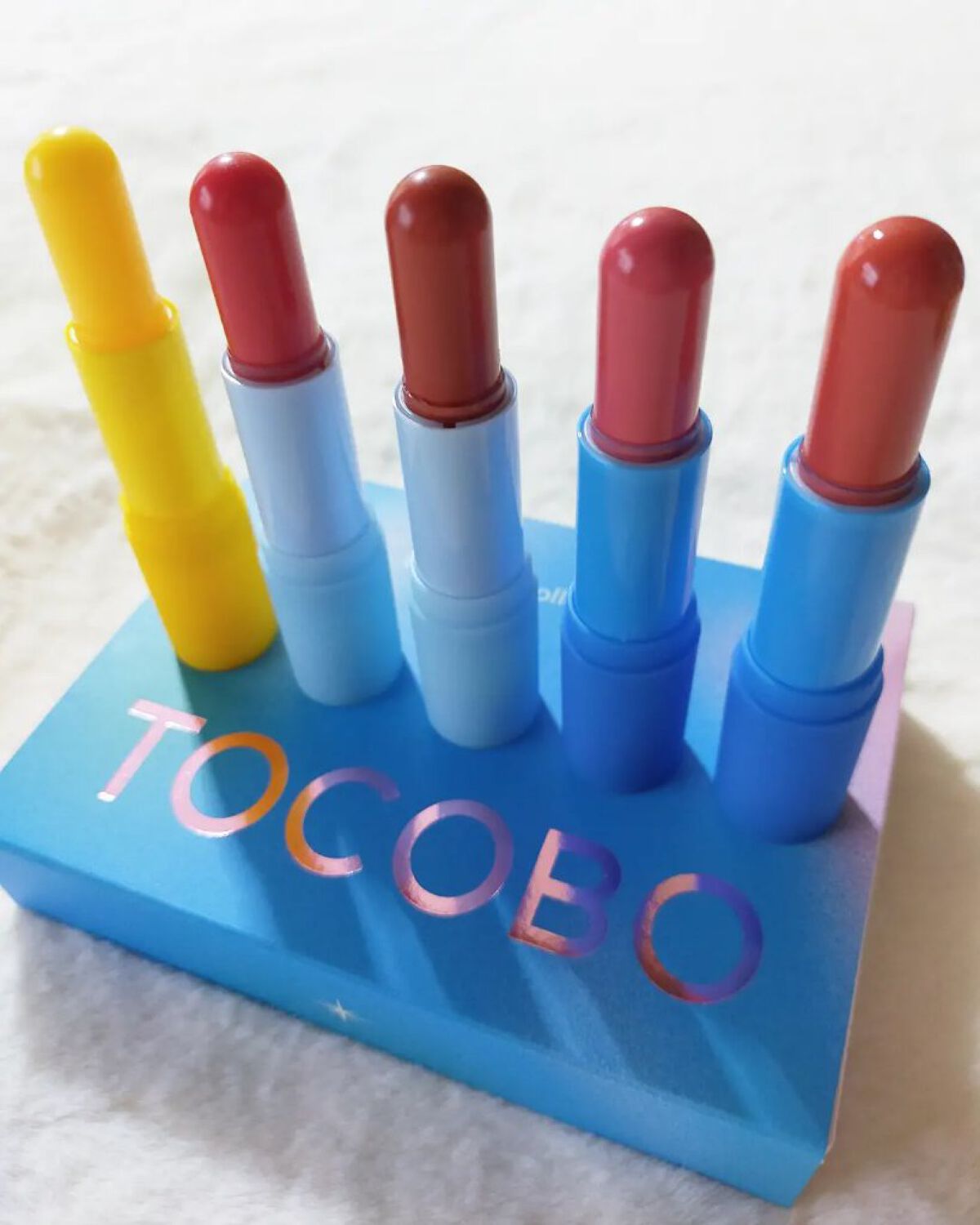 グラスティンティッドリップバーム/TOCOBO/リップバームを使ったクチコミ（2枚目）