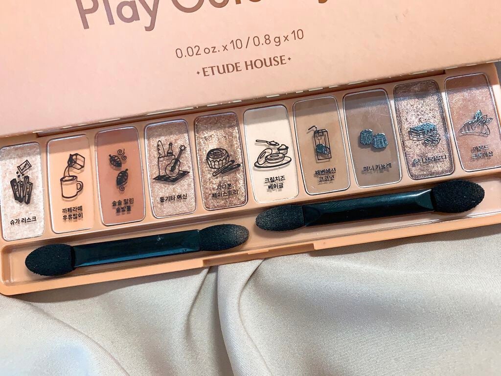 プレイカラー アイシャドウ/ETUDE/アイシャドウパレットを使ったクチコミ(3枚目)