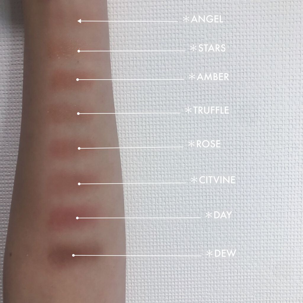 アイシャドウ パレット 8カラー 1/NOVO/アイシャドウパレットを使ったクチコミ（2枚目）