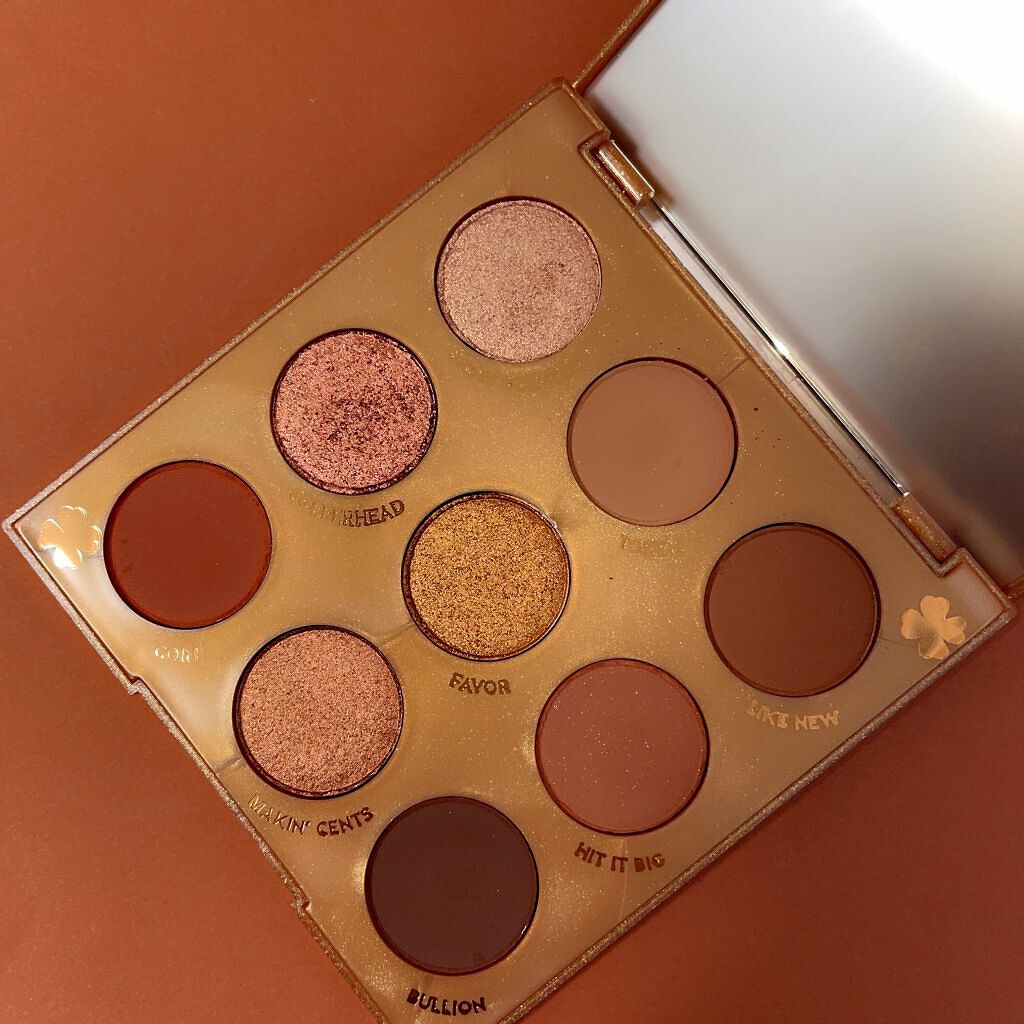  ラッキーペニー/ColourPop/アイシャドウパレットを使ったクチコミ（2枚目）