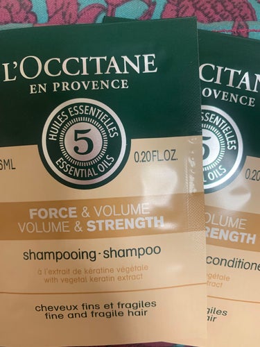 ファイブハーブス ボリューム＆ストレングスシャンプー/コンディショナー/L'OCCITANE/シャンプー・コンディショナーを使ったクチコミ（1枚目）