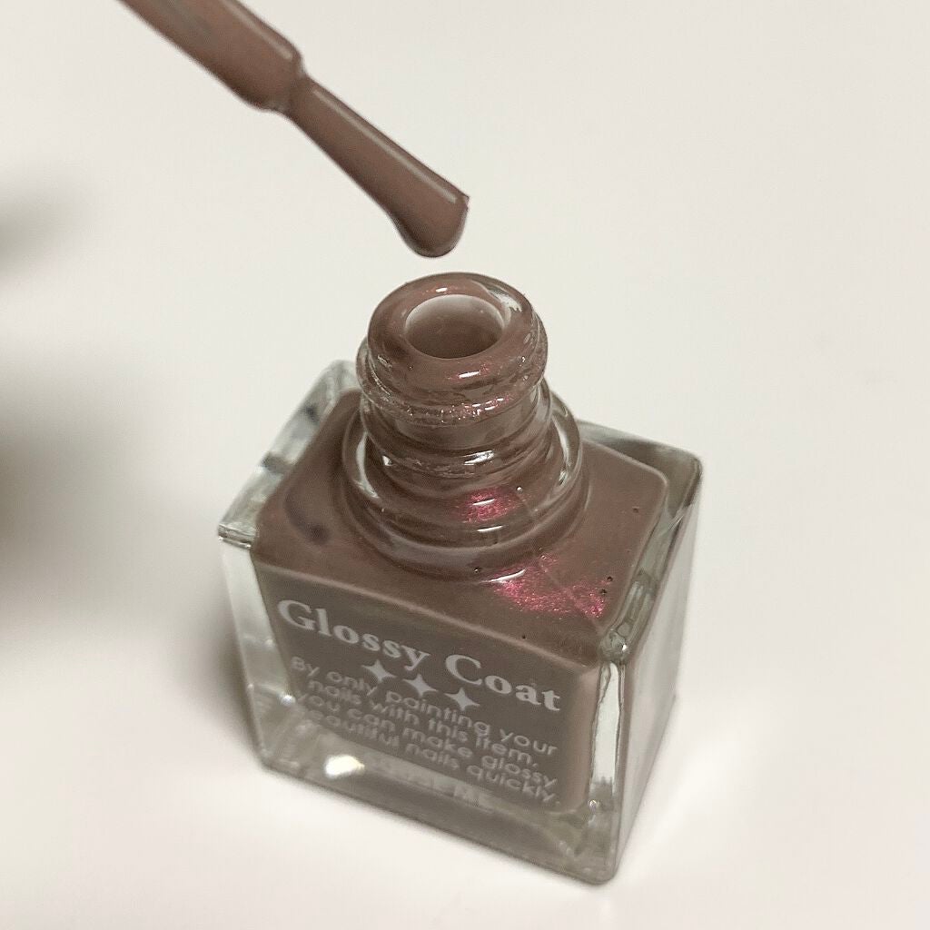 グロッシーコート/スキューズミー/オールインワンネイルを使ったクチコミ(3枚目)