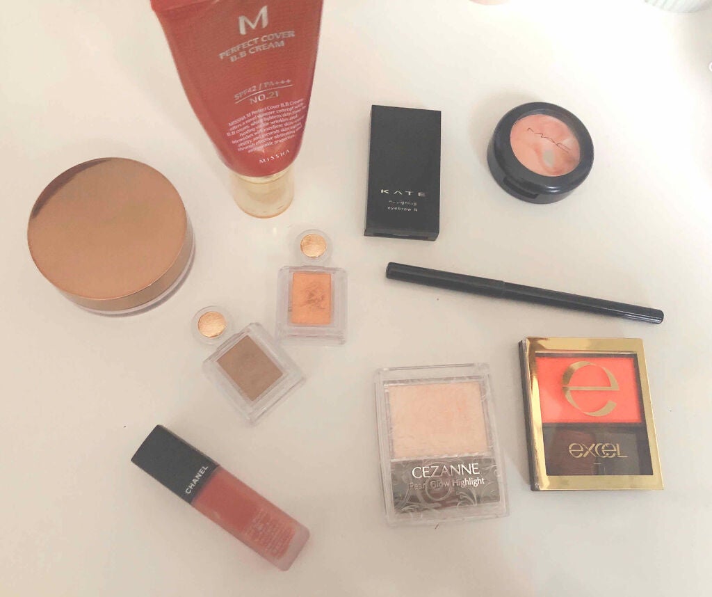 スキニーリッチチーク/excel/パウダーチークを使ったクチコミ(1枚目)