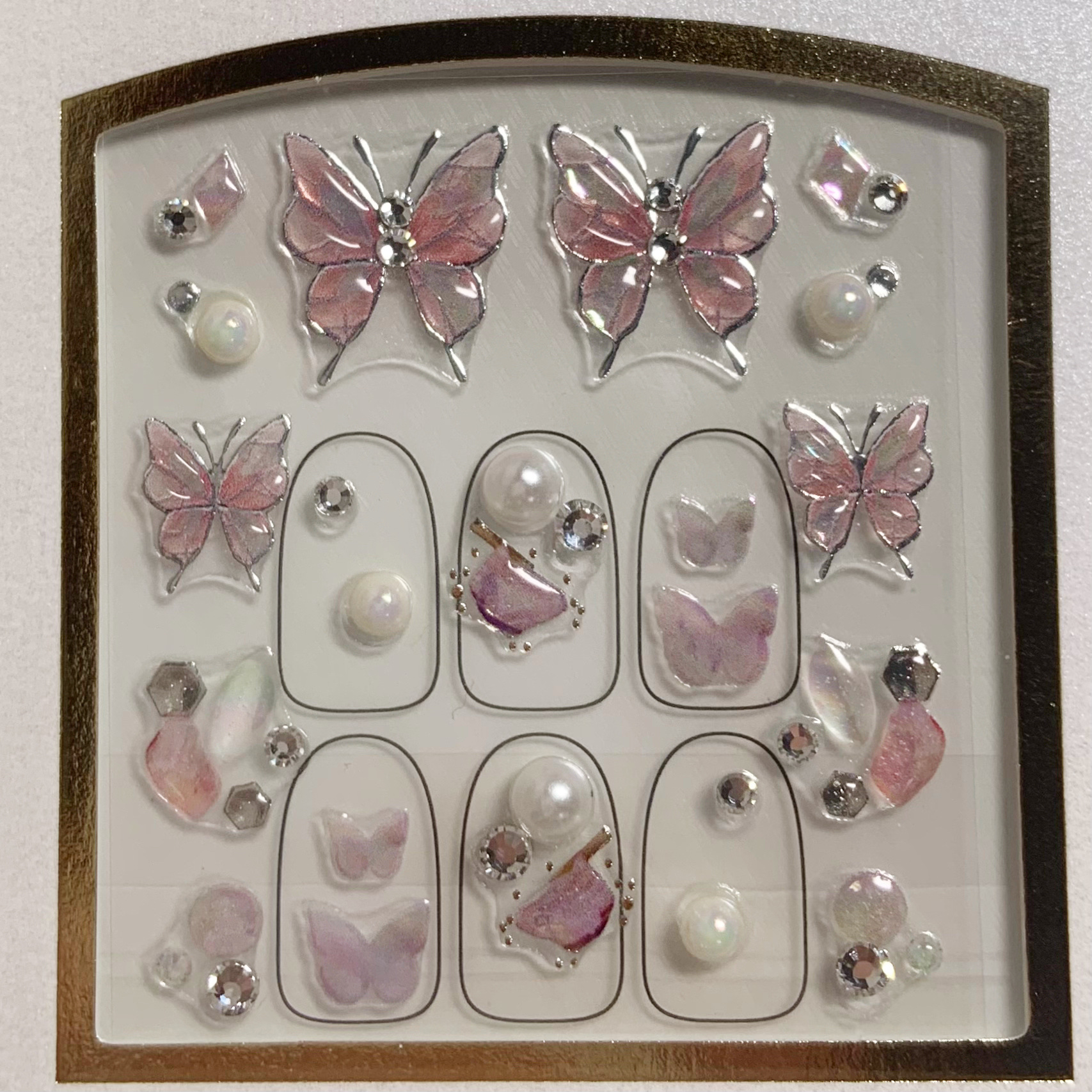 LAMUSE　ラミューズ　ネイルシール/ビー・エヌ/ネイルシールを使ったクチコミ（2枚目）