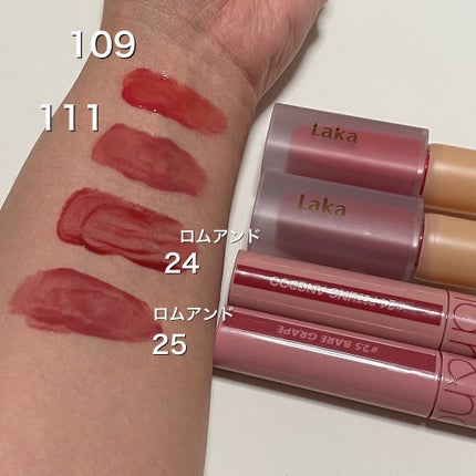 ジューシーラスティングティント/rom&nd/リップティントを使ったクチコミ(2枚目)