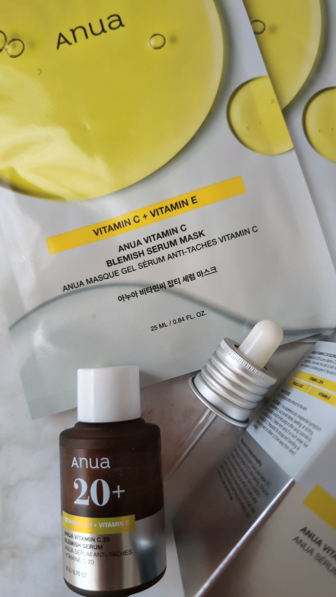グリーンレモン ピュアビタC セラム/Anua/美容液を使ったクチコミ（2枚目）