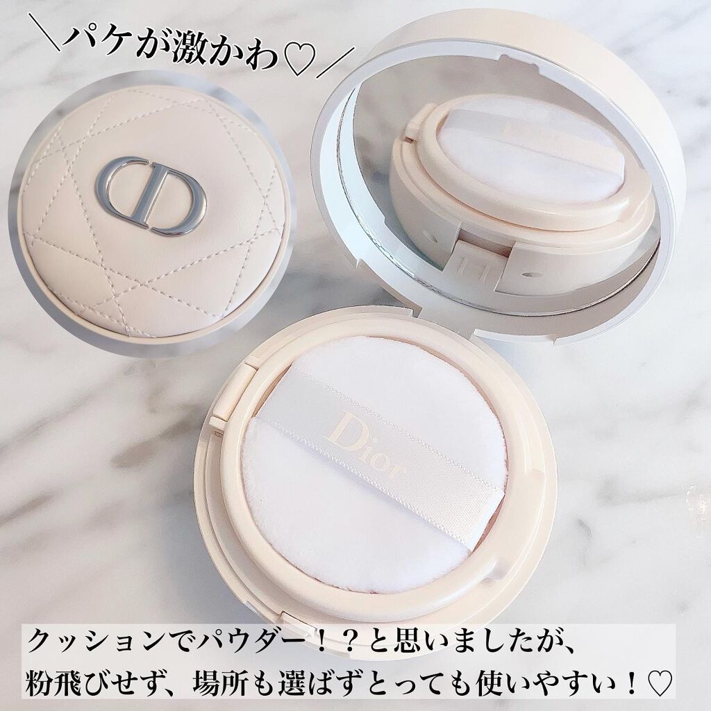 ディオールスキン フォーエヴァー クッション パウダー/Dior/ルースパウダーを使ったクチコミ(2枚目)