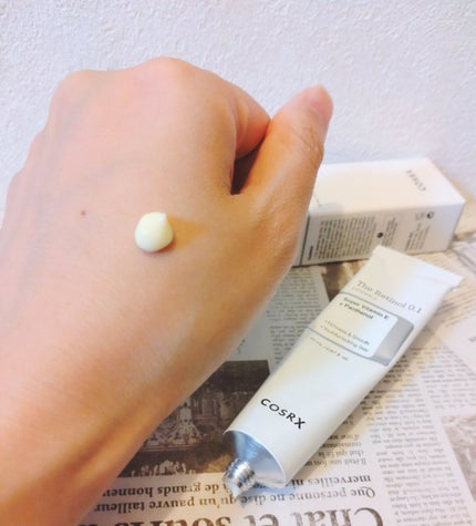 RXザ・レチノール0.1クリーム/COSRX/フェイスクリームを使ったクチコミ(4枚目)