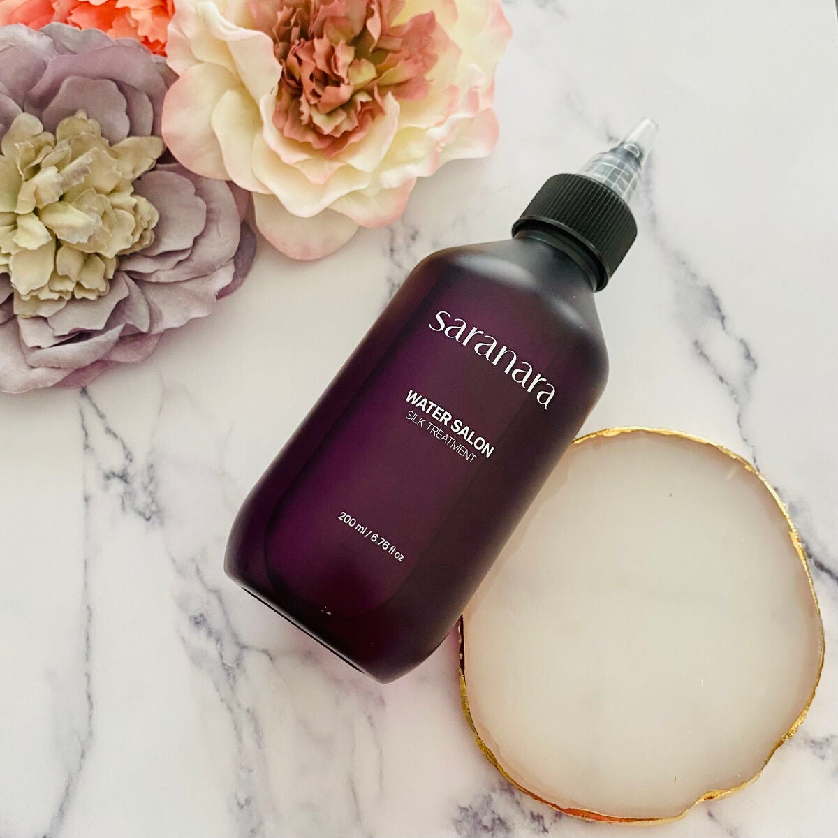 ウォーターサロン シルク トリートメント/SARANARA/洗い流すヘアトリートメントを使ったクチコミ(4枚目)