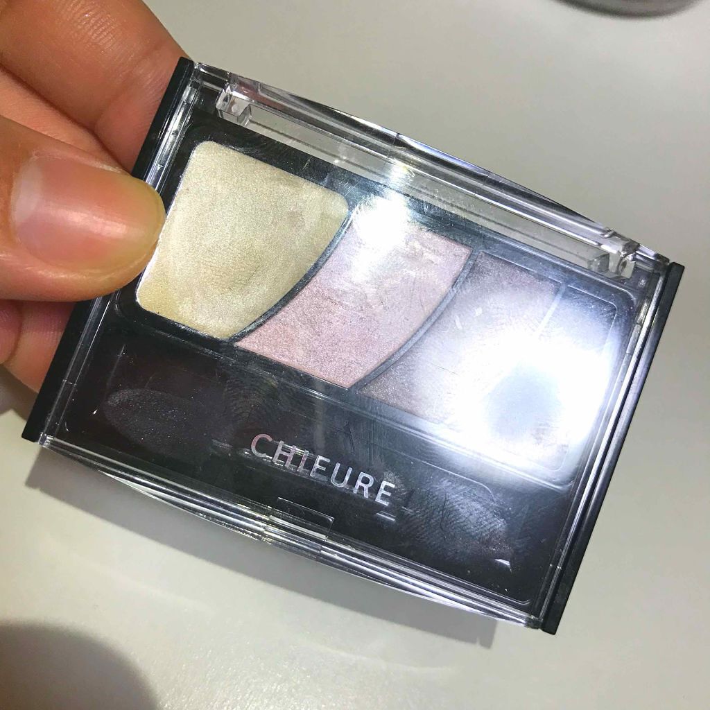 グラデーション アイ カラー（チップ付）/ちふれ/アイシャドウパレットを使ったクチコミ（1枚目）