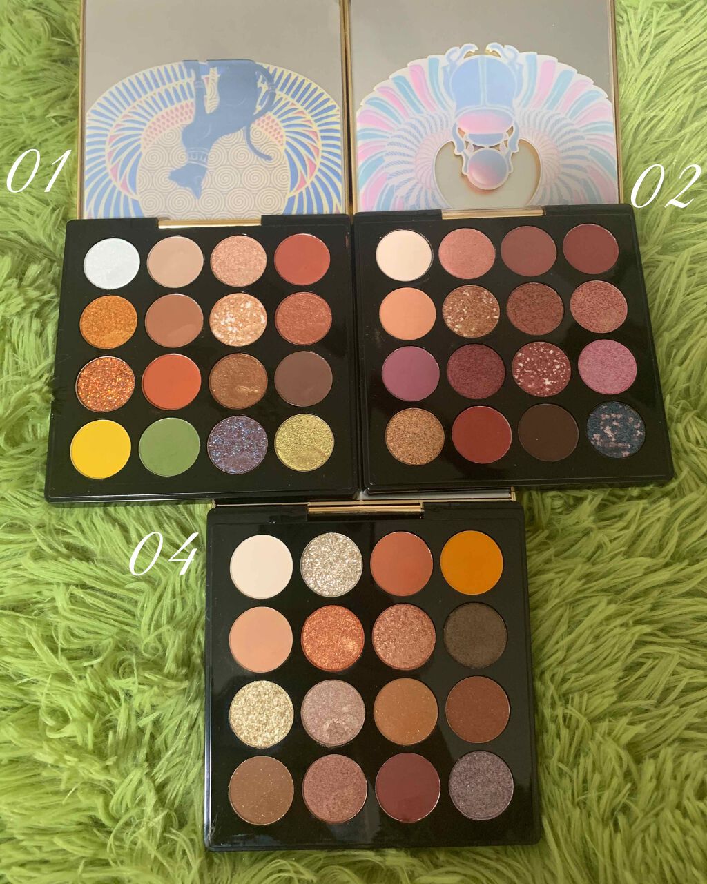 大英博物館 エジプトシリーズ アイシャドウパレット/ZEESEA/アイシャドウパレットを使ったクチコミ（2枚目）