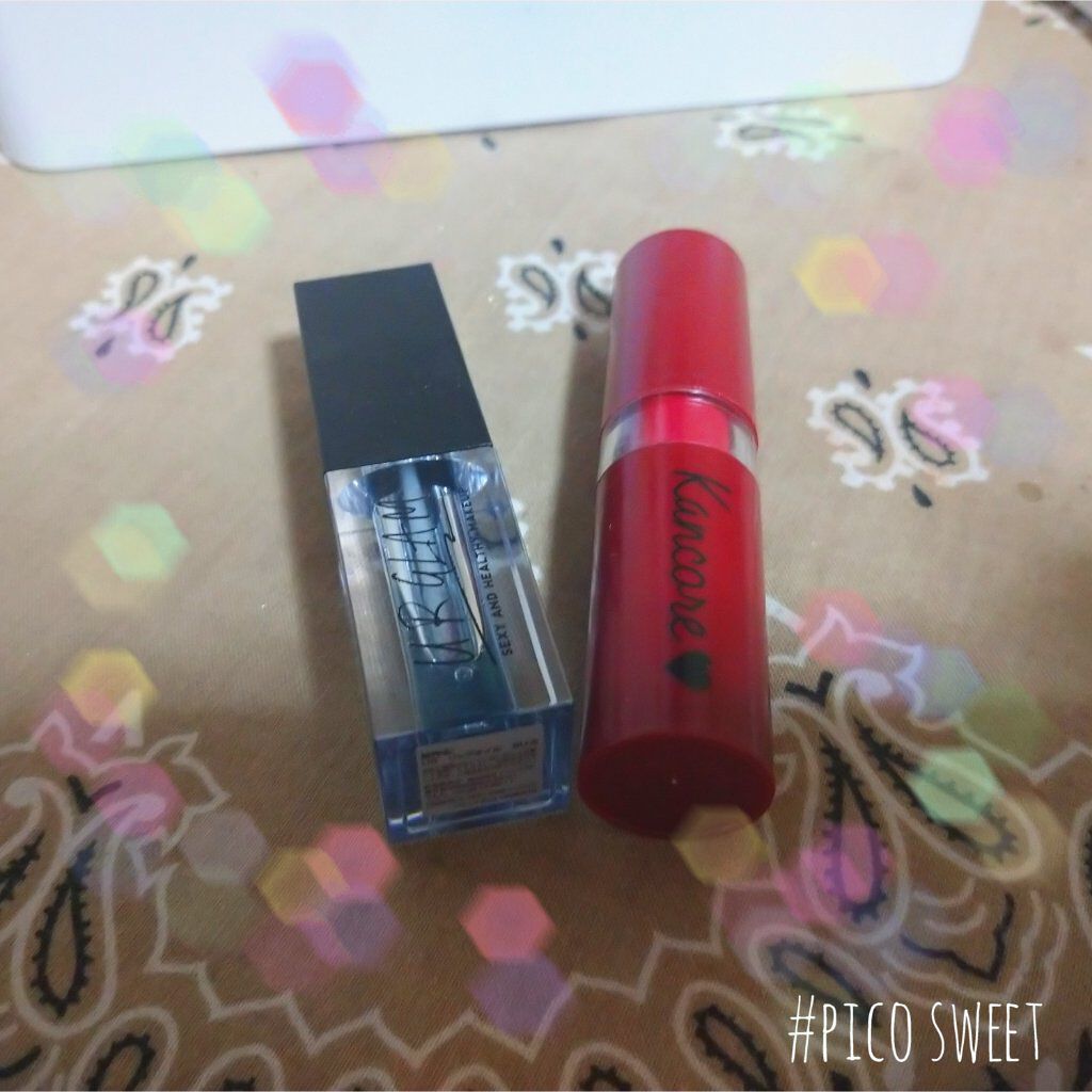 カンコレ マットリップスティック/DAISO/口紅を使ったクチコミ（1枚目）