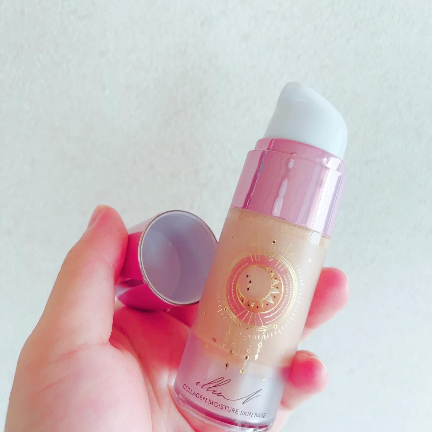 コラーゲンモイスチャースキンベース/illuN/化粧下地を使ったクチコミ（3枚目）