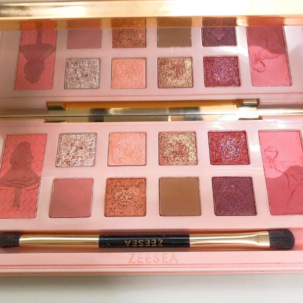 アリスドリームランドシリーズ 12色アイシャドウパレット(ZEESEA×大英博物館)/ZEESEA/アイシャドウパレットを使ったクチコミ(3枚目)
