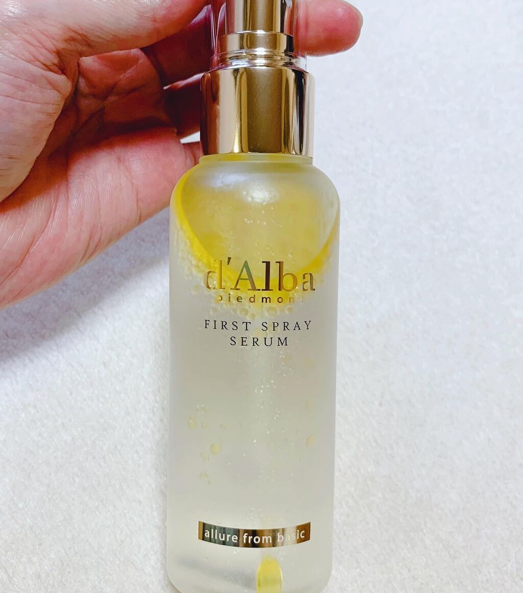 ダルバ ホワイトトリュフファーストスプレーセラム/ダルバ/ミスト状化粧水を使ったクチコミ（2枚目）