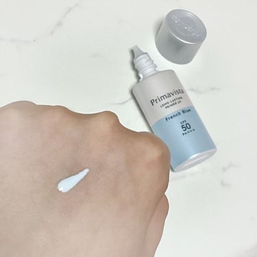 スキンプロテクトベース＜皮脂くずれ防止＞SPF50 フレンチブルー/プリマヴィスタ/化粧下地を使ったクチコミ（3枚目）