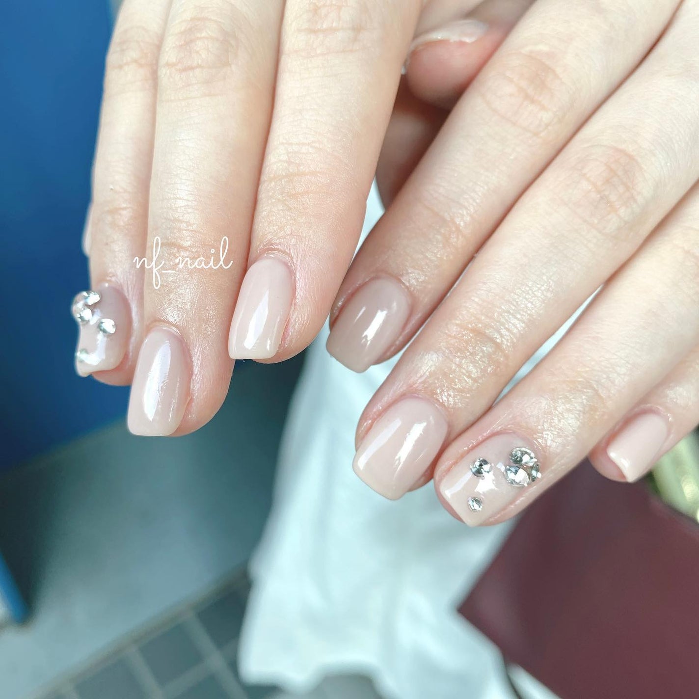 Natsumi◎nailist on LIPS 「.💎2本art¥5,980+Vカット¥1,800.#ネイル#ネ..」(2枚目)