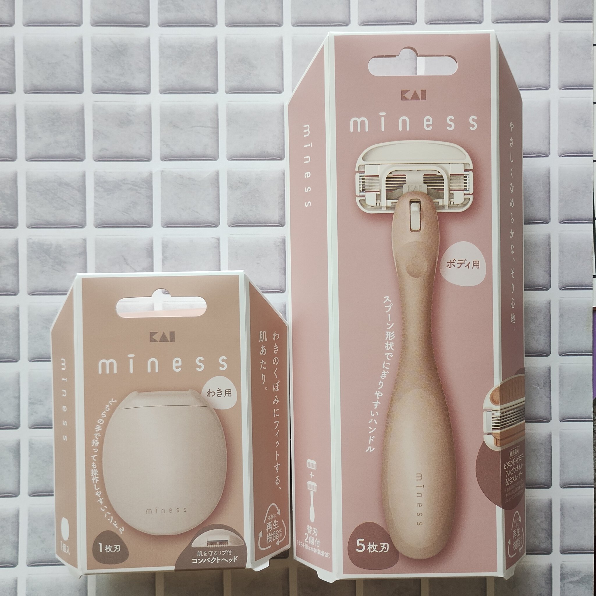 miness わき用カミソリ/貝印/シェーバーを使ったクチコミ（2枚目）