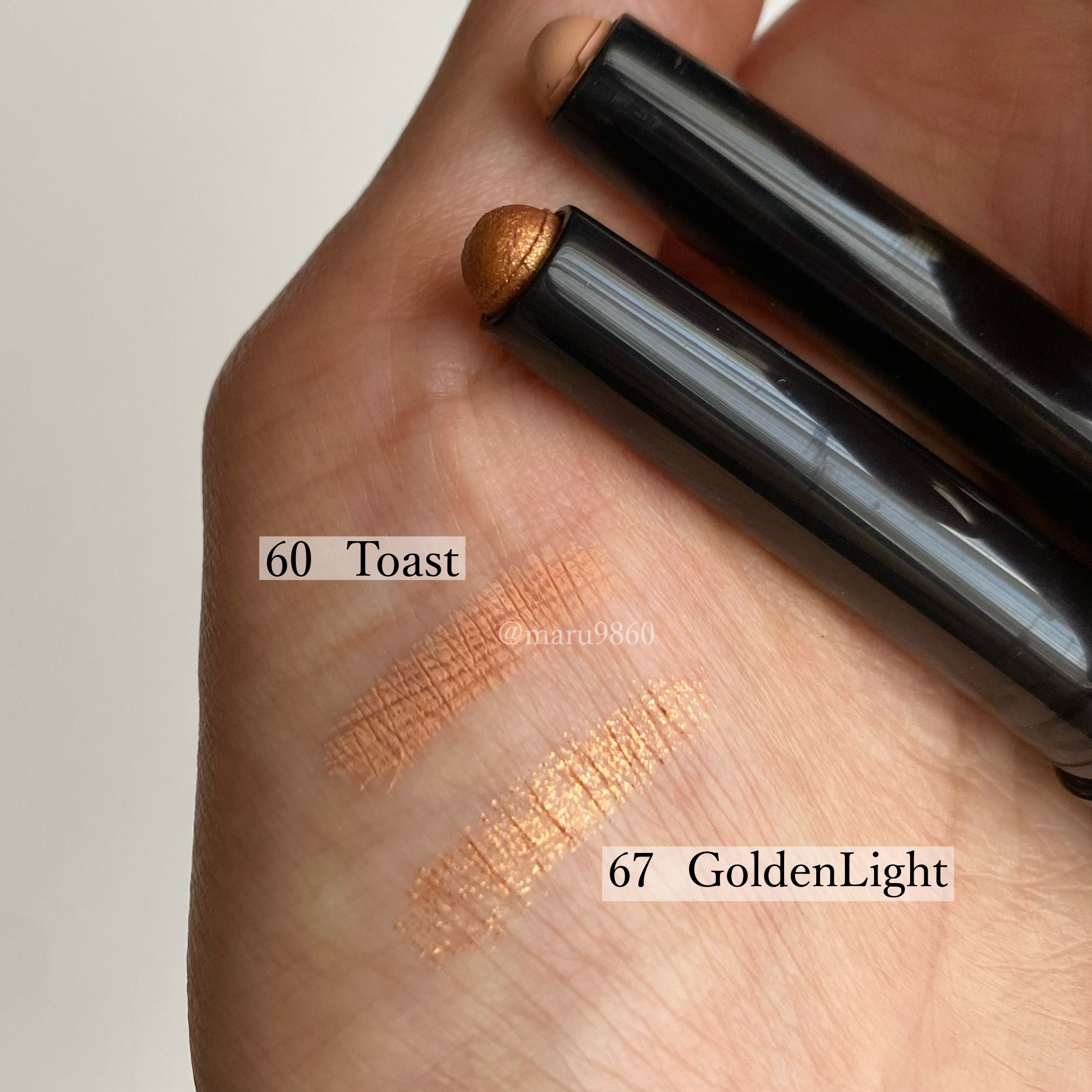 ロングウェア クリーム シャドウ スティック 60 トースト/BOBBI BROWN/スティックアイシャドウを使ったクチコミ（3枚目）