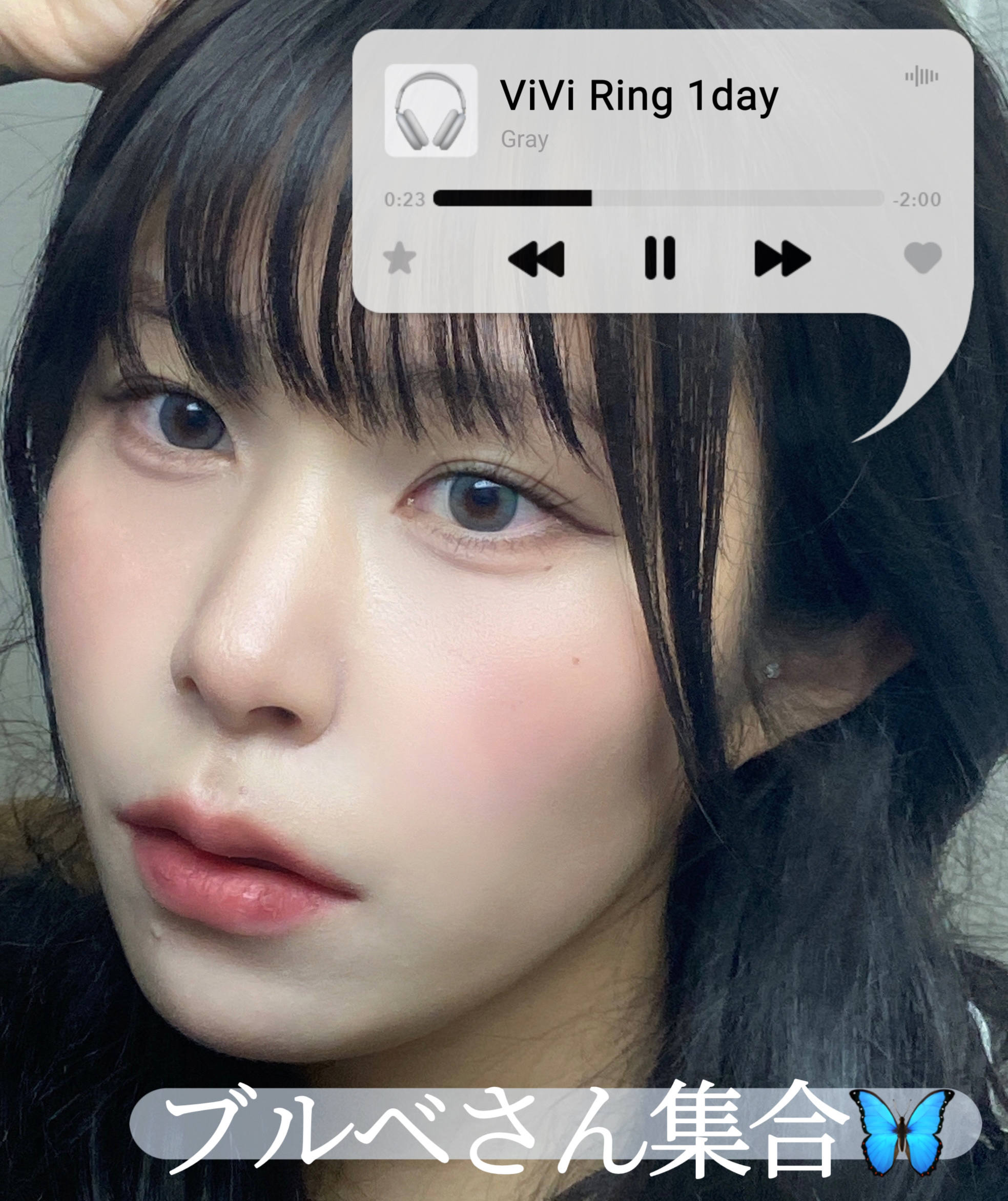 ViVi Ring 1Month/OLENS/カラーコンタクトレンズを使ったクチコミ（1枚目）