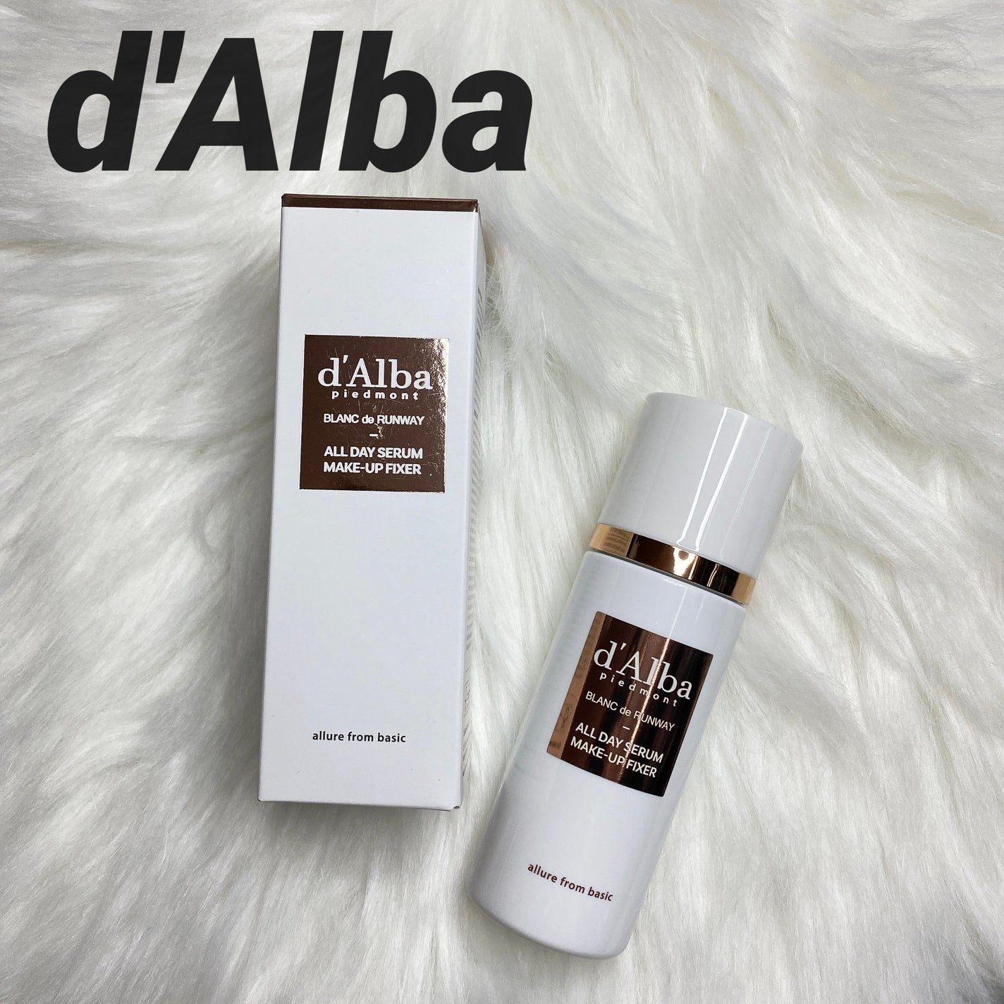 オールデイセラムメイクアップフィクサー/ダルバ/フィックスミストを使ったクチコミ(1枚目)