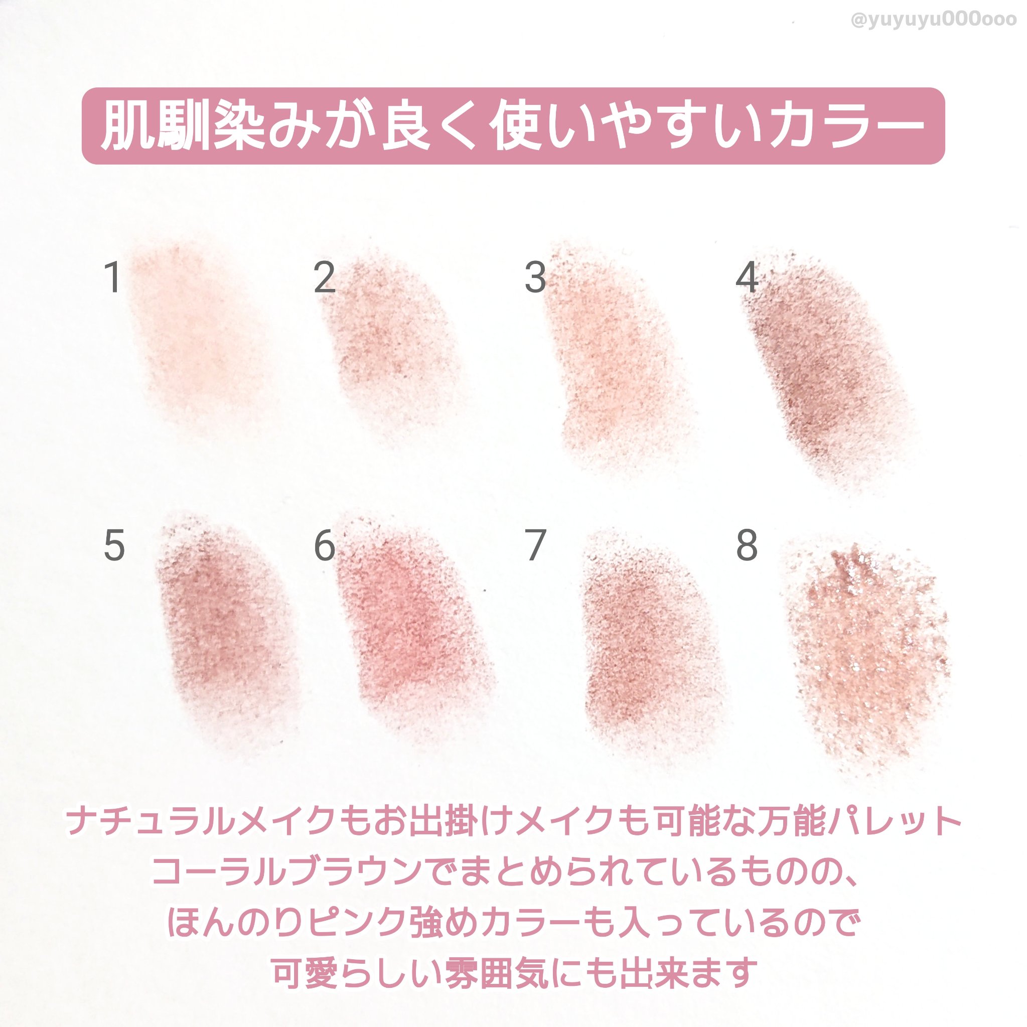 プティパレットアイズ（マットタイプ）/キャンメイク/パウダーアイシャドウを使ったクチコミ（3枚目）