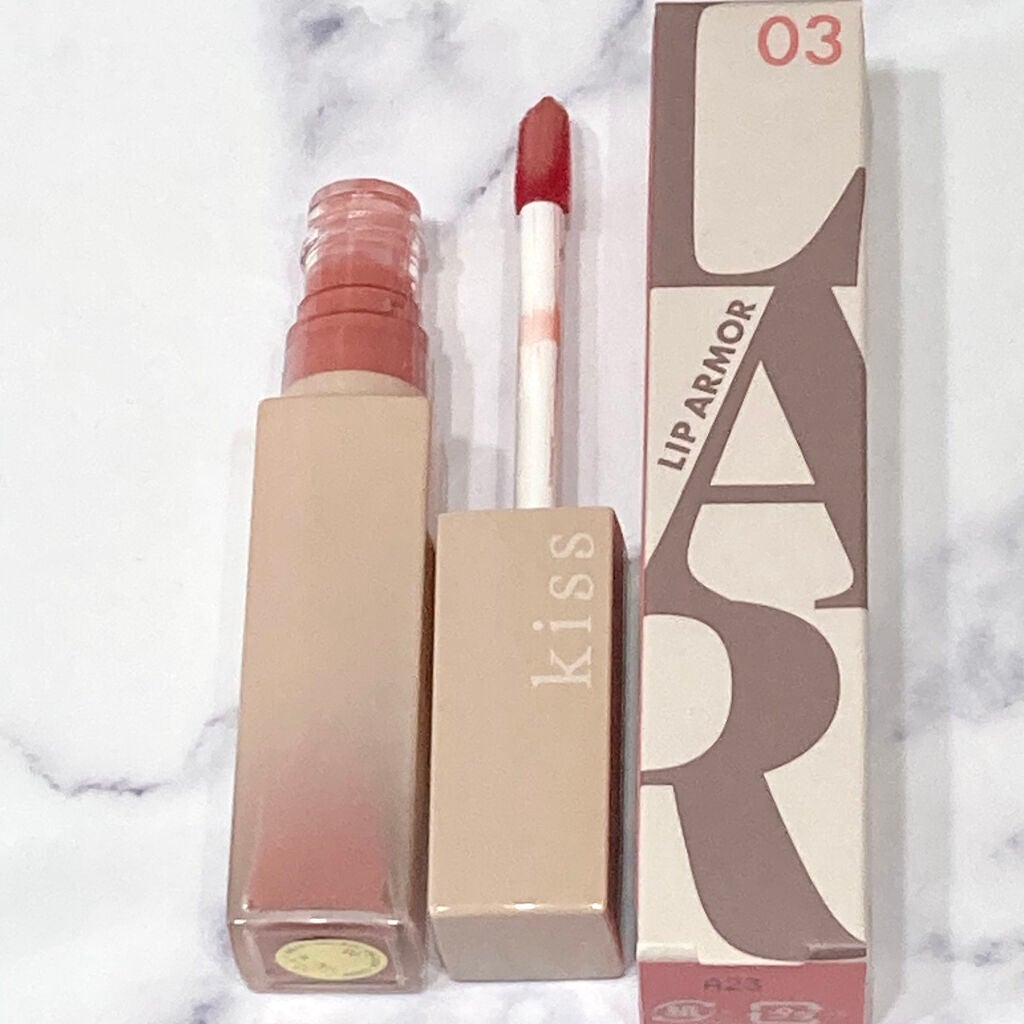 リップアーマー/KiSS/口紅を使ったクチコミ(7枚目)