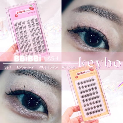 keybo BBiBBi LASH/keybo/つけまつげを使ったクチコミ(10枚目)