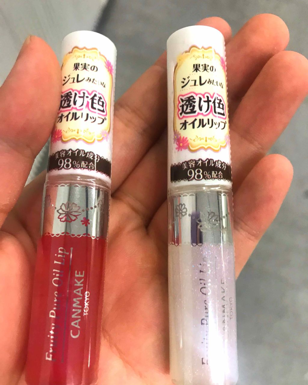 フルーティーピュアオイルリップ/キャンメイク/リップグロスを使ったクチコミ(1枚目)