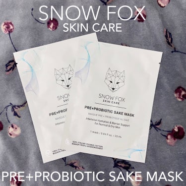 SNOW FOX SKINCARE SAKE マスクのクチコミ「SNOW FOX SKINCARE
SAKE マスク

オーストラリア発のスキンケアブランド、.....」（1枚目）