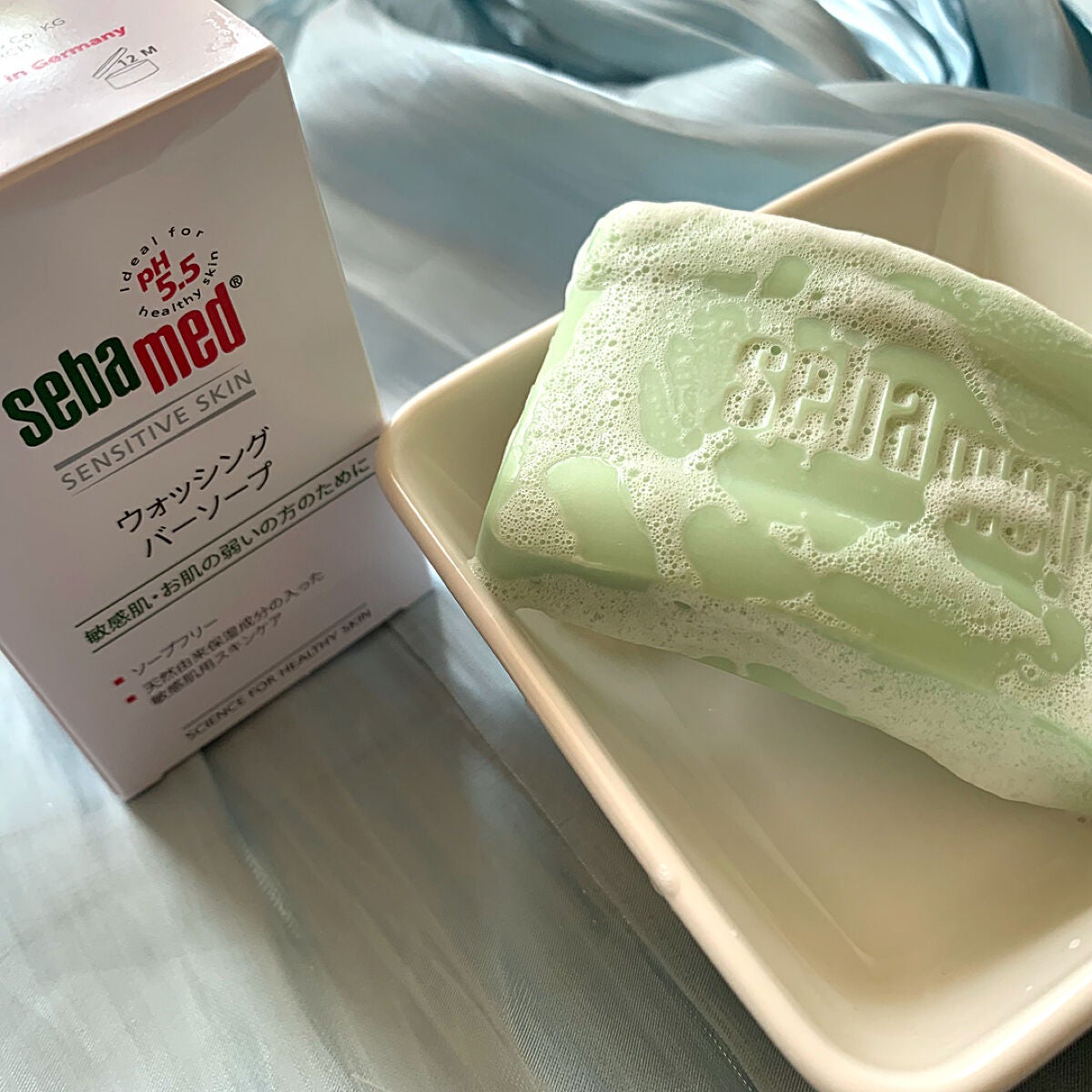 ウォッシングバーソープ/セバメド/洗顔石鹸を使ったクチコミ(5枚目)