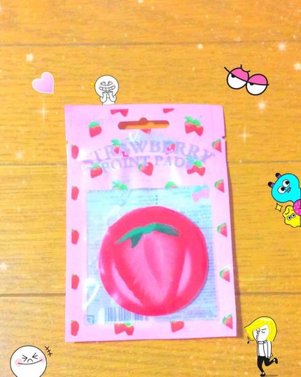 ジューシーフルーツ ポイントパッド ストロベリー/Pure Smile/レッグ・フットケアを使ったクチコミ(1枚目)