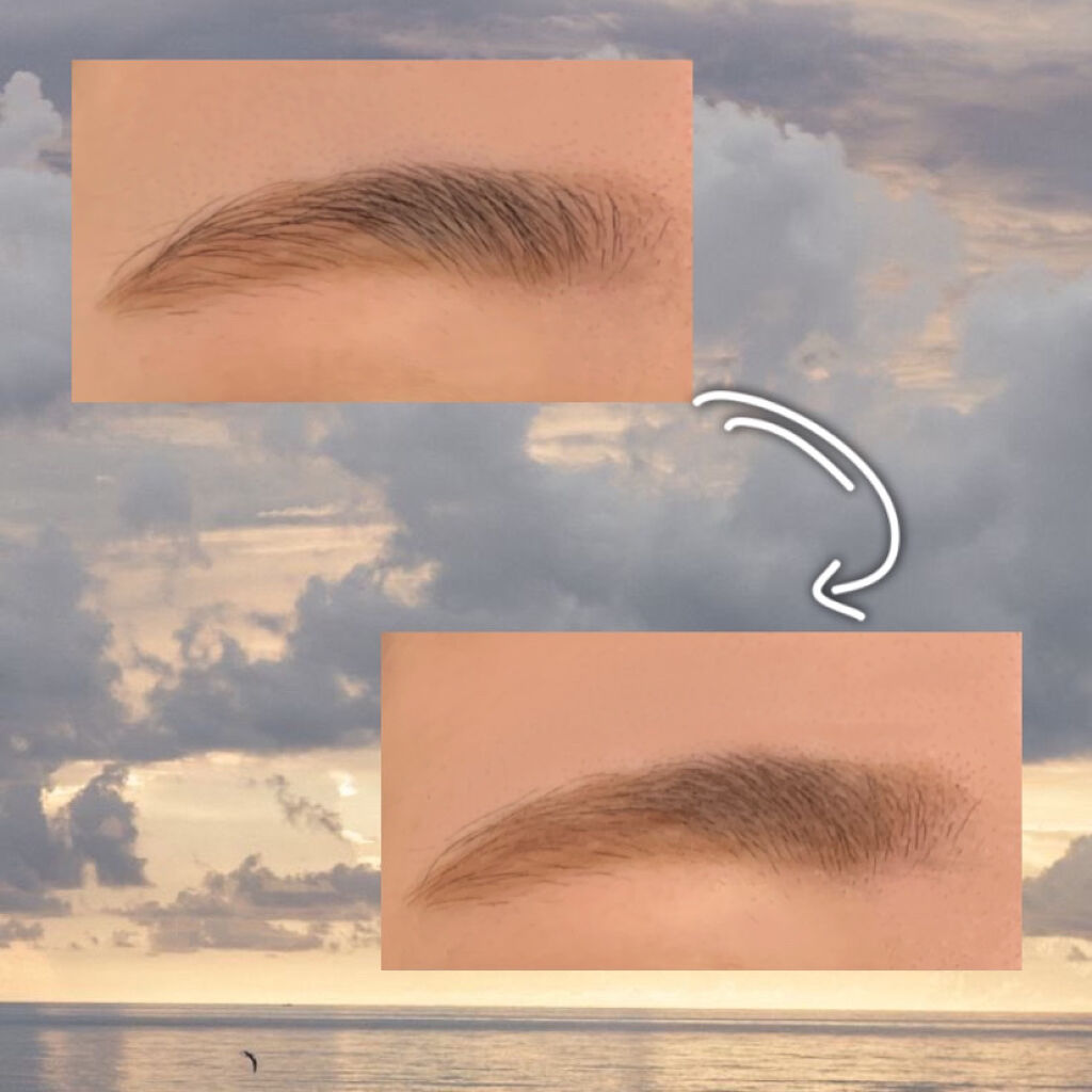 ニュアンスアイブローマスカラ/インテグレート/眉マスカラを使ったクチコミ（2枚目）