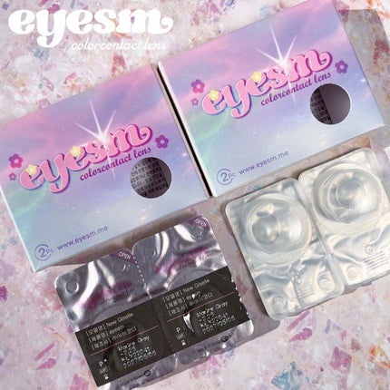 Marine Gray/eyesm/カラーコンタクトレンズを使ったクチコミ(5枚目)