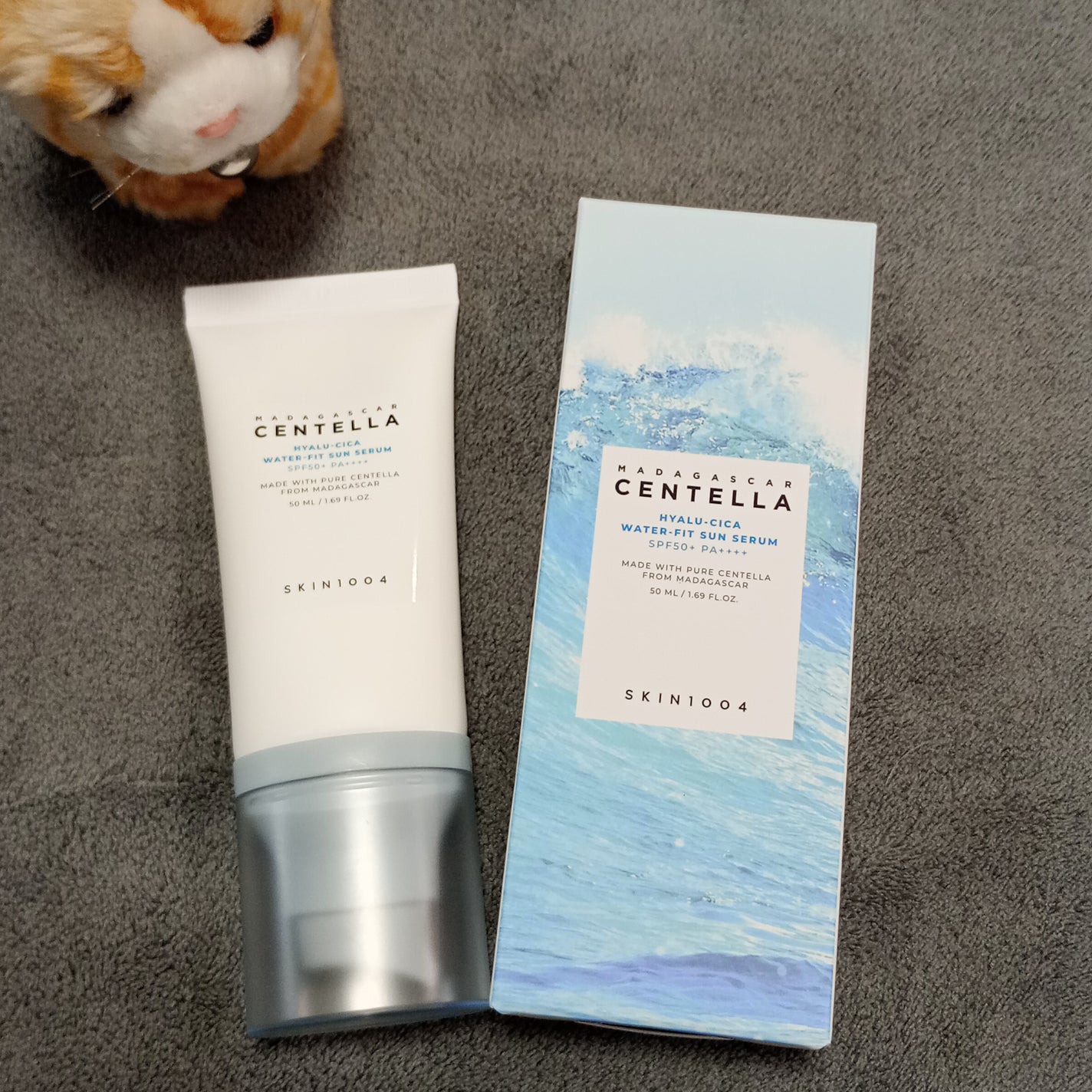 ヒアルーシカ ウォーターフィット サンセラム/SKIN1004/日焼け止めローションを使ったクチコミ(2枚目)