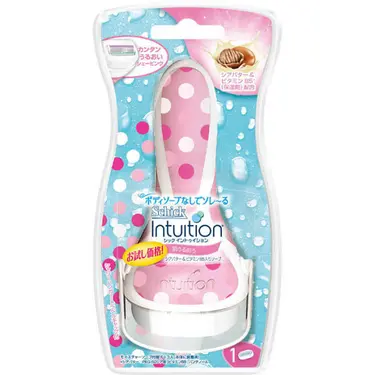 イントゥイション しっとり肌 ホルダー (刃付き+替刃1コ) お試し用
