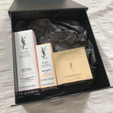 YSL ピュアショット ノエル ミニセット<限定品>/YVES SAINT LAURENT BEAUTE/スキンケアキットを使ったクチコミ(2枚目)