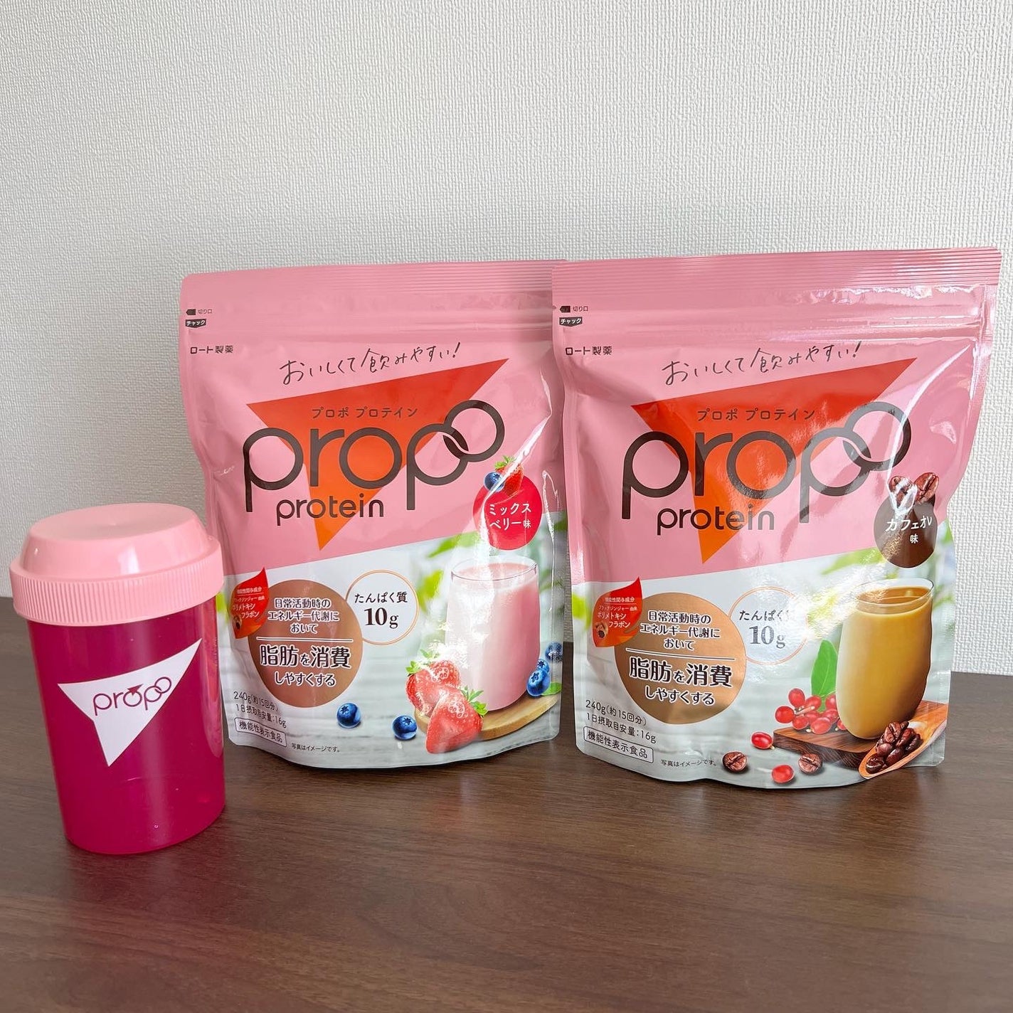 プロポ プロテイン(カフェオレ味)/ロート製薬/その他プロテインを使ったクチコミ(1枚目)