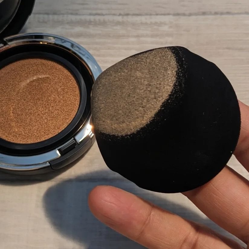 オリジナル ピュア セラム カバーアップ クッション/bareMinerals/クッションファンデーションを使ったクチコミ(3枚目)