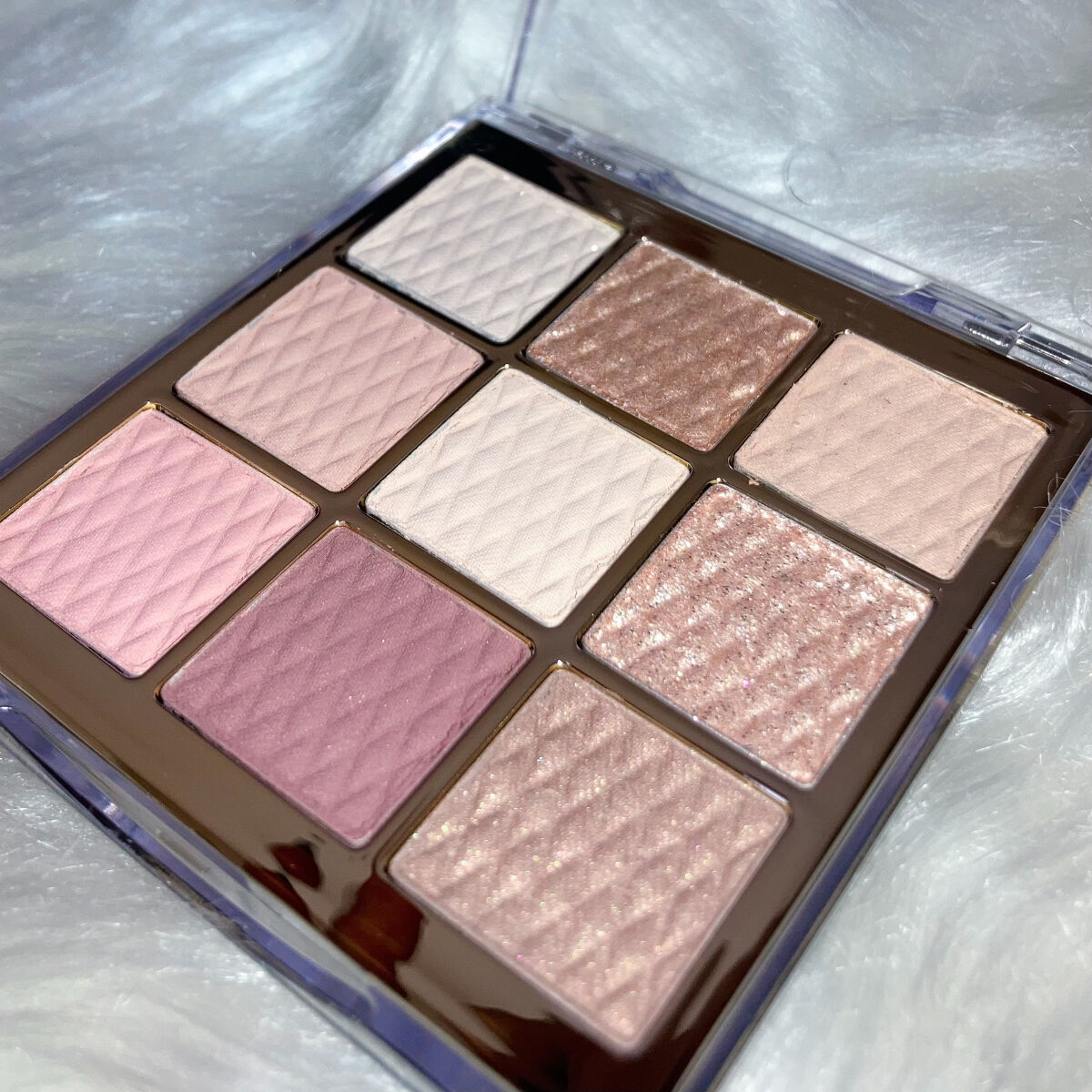 ソフトクレイビームアイシャドウパレット 12 ヌード＆ムード/AMIOK/ジェル・クリームアイシャドウを使ったクチコミ（2枚目）