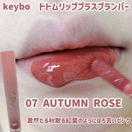 ドトムリッププラスプランパー/keybo/リッププランパーを使ったクチコミ(1枚目)