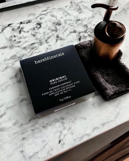 オリジナル ピュア セラム カバーアップ クッション/bareMinerals/クッションファンデーションを使ったクチコミ(3枚目)