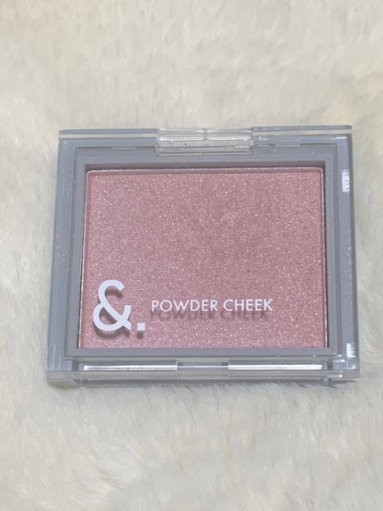 &.パウダーチーク シャイニーピンク/DAISO/パウダーチークの画像