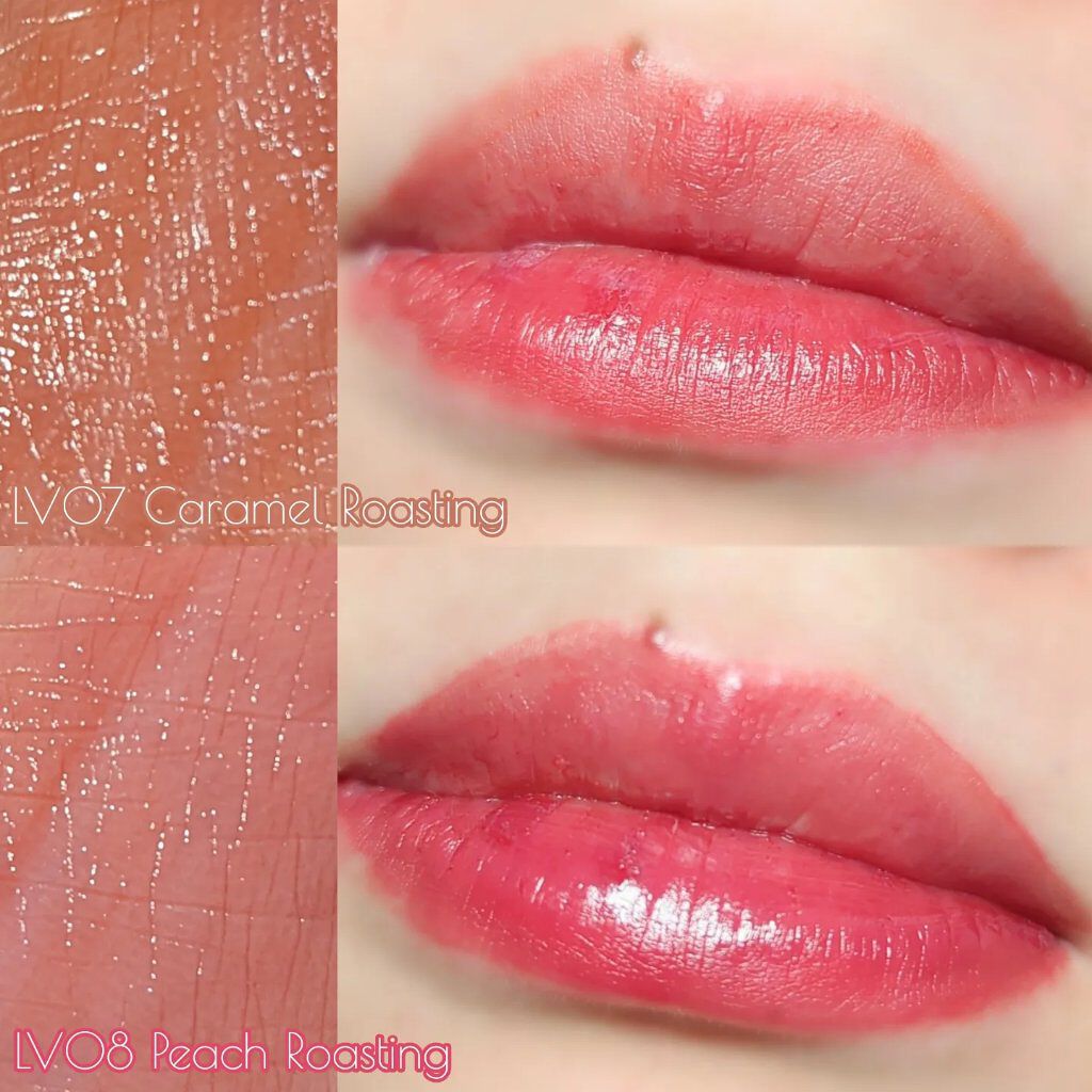 ドリップホットウォーターティント Lv07 カラメルティング/BLACK ROUGE/リップティントを使ったクチコミ（2枚目）