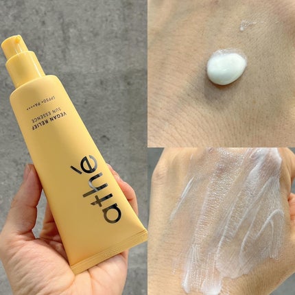 ヴィーガン リリーフ サン エッセンス /athé/日焼け止めクリームを使ったクチコミ(4枚目)