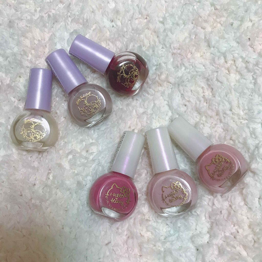 サンリオネイル/DAISO/マニキュアを使ったクチコミ(1枚目)