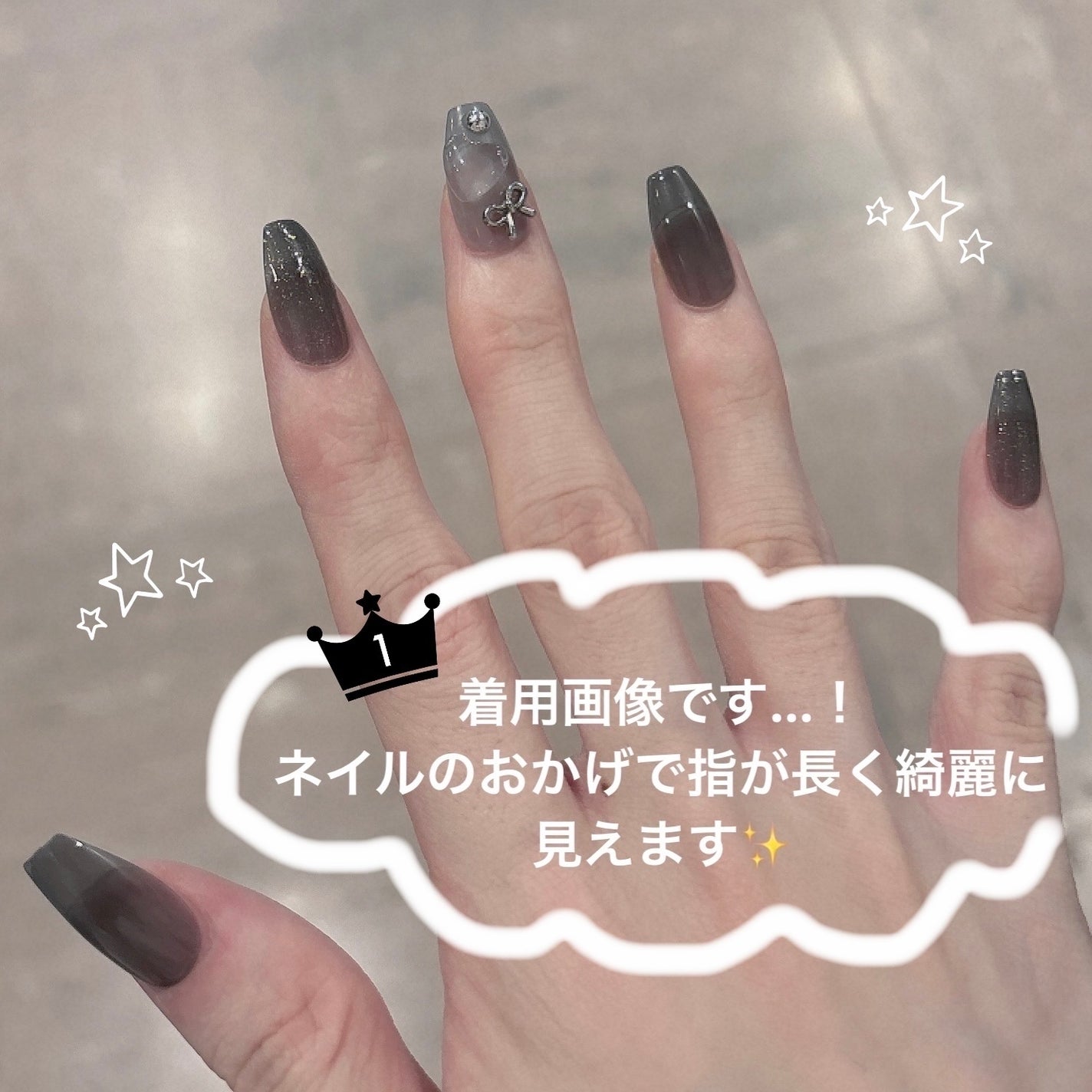 ネイルチップ(シールタイプ)/FINGER SUIT/ネイルチップ・パーツを使ったクチコミ(2枚目)