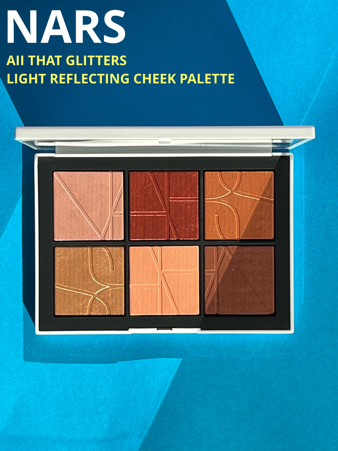 オールザットグリターズ ライトリフレクティング チークパレット /NARS/パウダーチークを使ったクチコミ(1枚目)